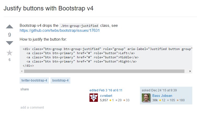  Support buttons  by Bootstrap v4