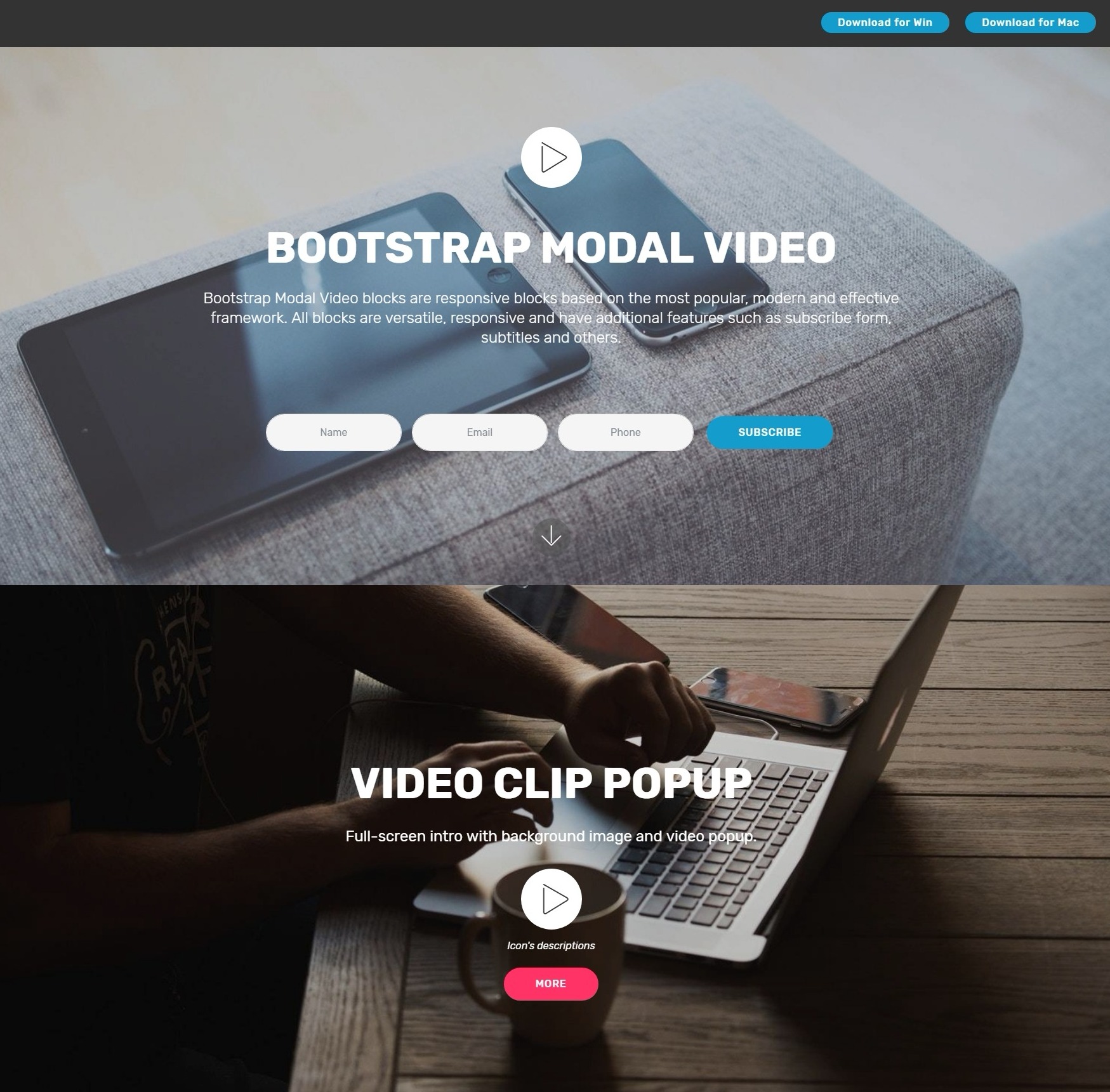 Bootstrap Modal Video